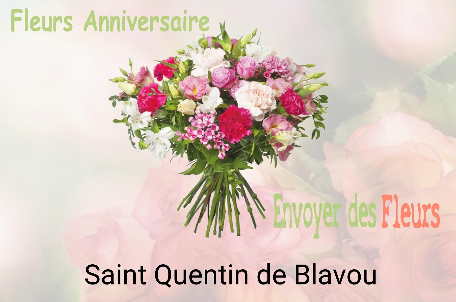 Bouquet de fleurs d’anniversaire livré à Saint-Quentin-de-Blavou
