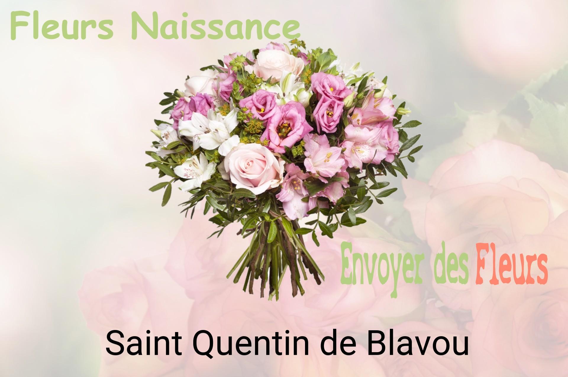 Bouquet de fleurs de naissance livré à Saint-Quentin-de-Blavou