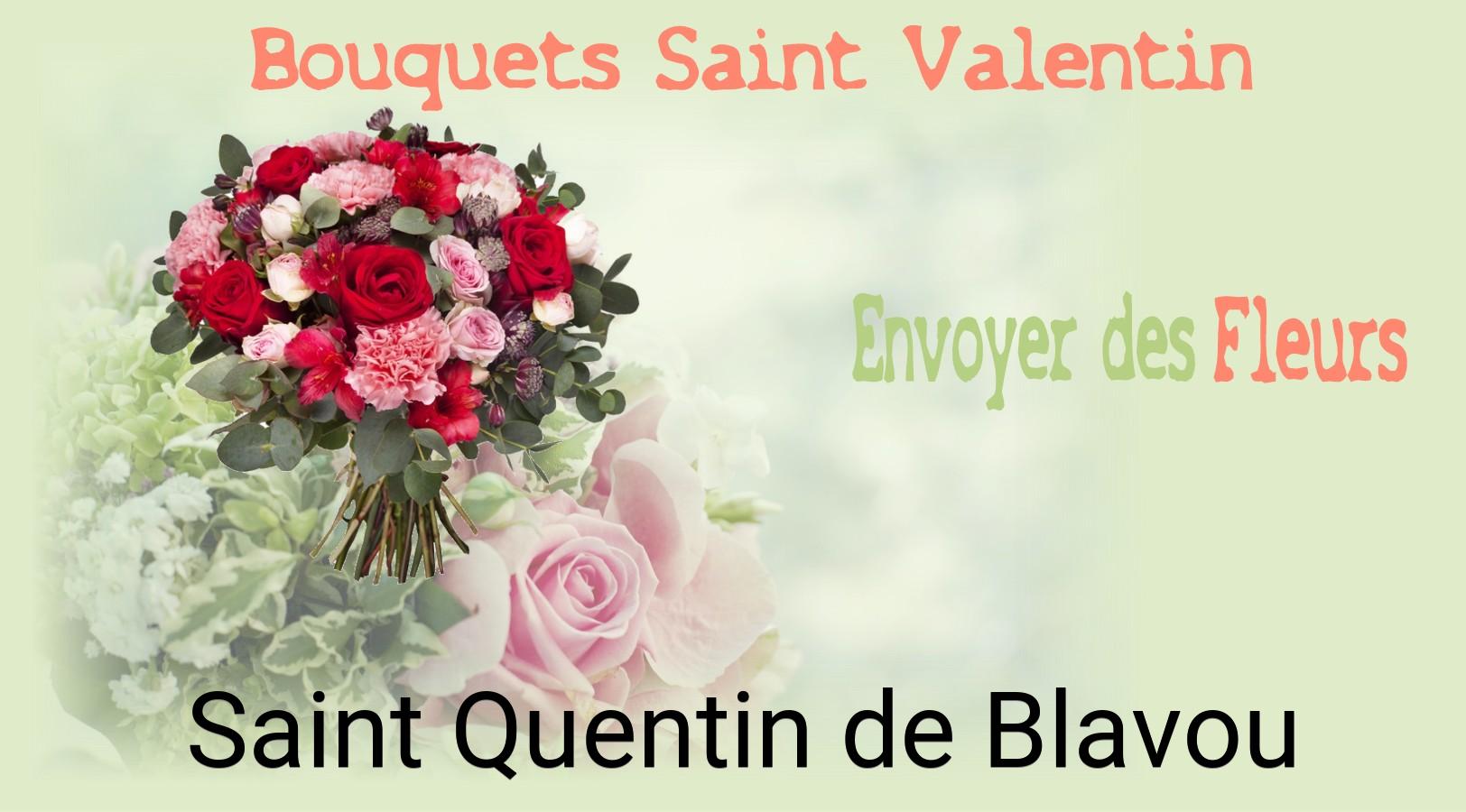Roses de Saint-Valentin livrées à Saint-Quentin-de-Blavou